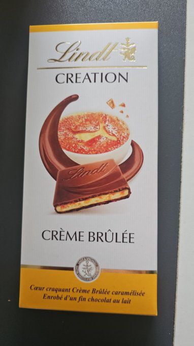 Tablette lindt creme brûlé 250 g 