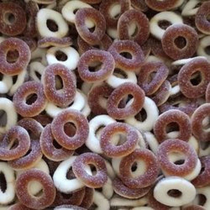 Anneau sucre cola vendu par 100g