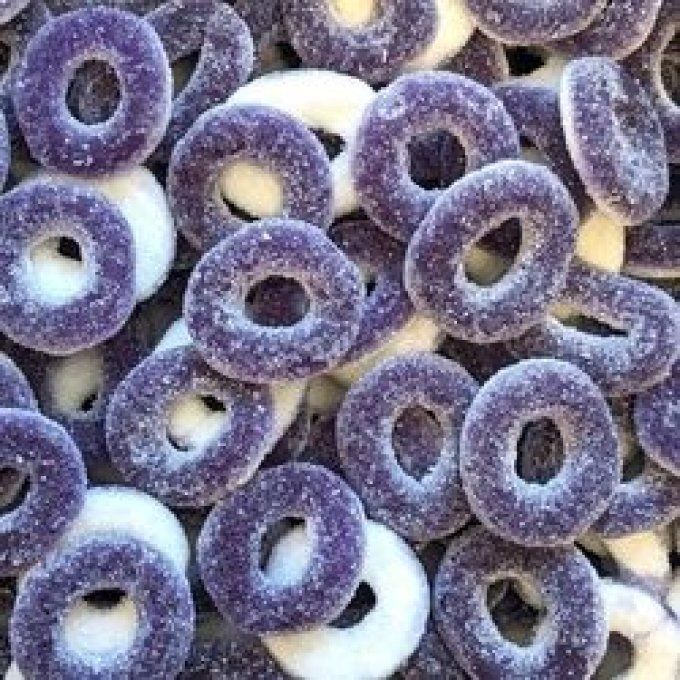 anneaux  sucrée passion vendu par 100g 