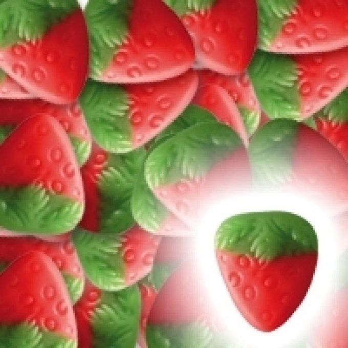 fraise lisse vendu par 100 g 