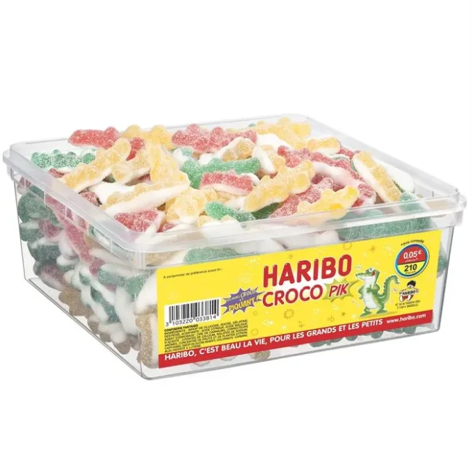 haribo croco pik vendu par 100g